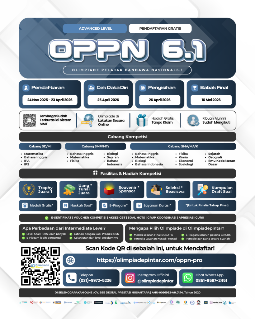 oppn 6.1 | Terdaftar di SIMT