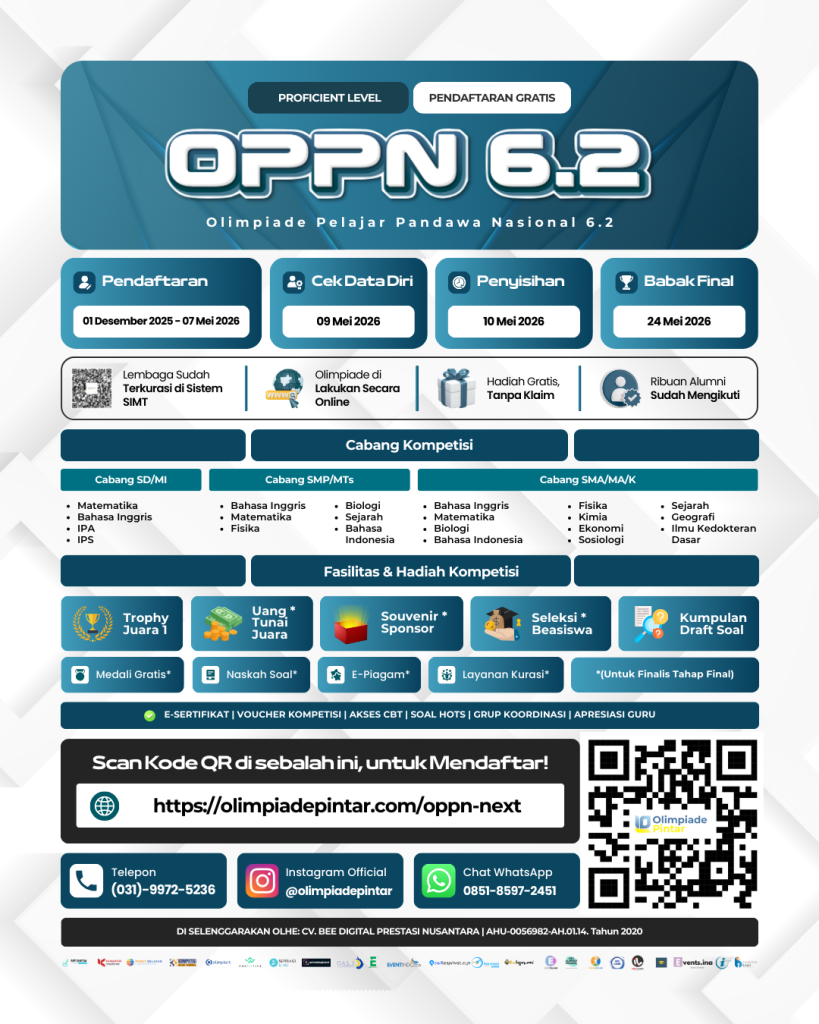 Oppn 6.2 | Terkurasi PUSPRESNAS