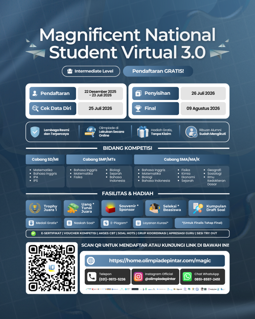 Magnificent National Student Virtual 3.0 | Terkurasi SIMT